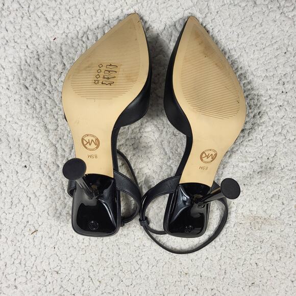 NEW Michael Michael Kors Imani heeled leather Stiletto shoes SIZE 8.5M - Picture 5 of 6